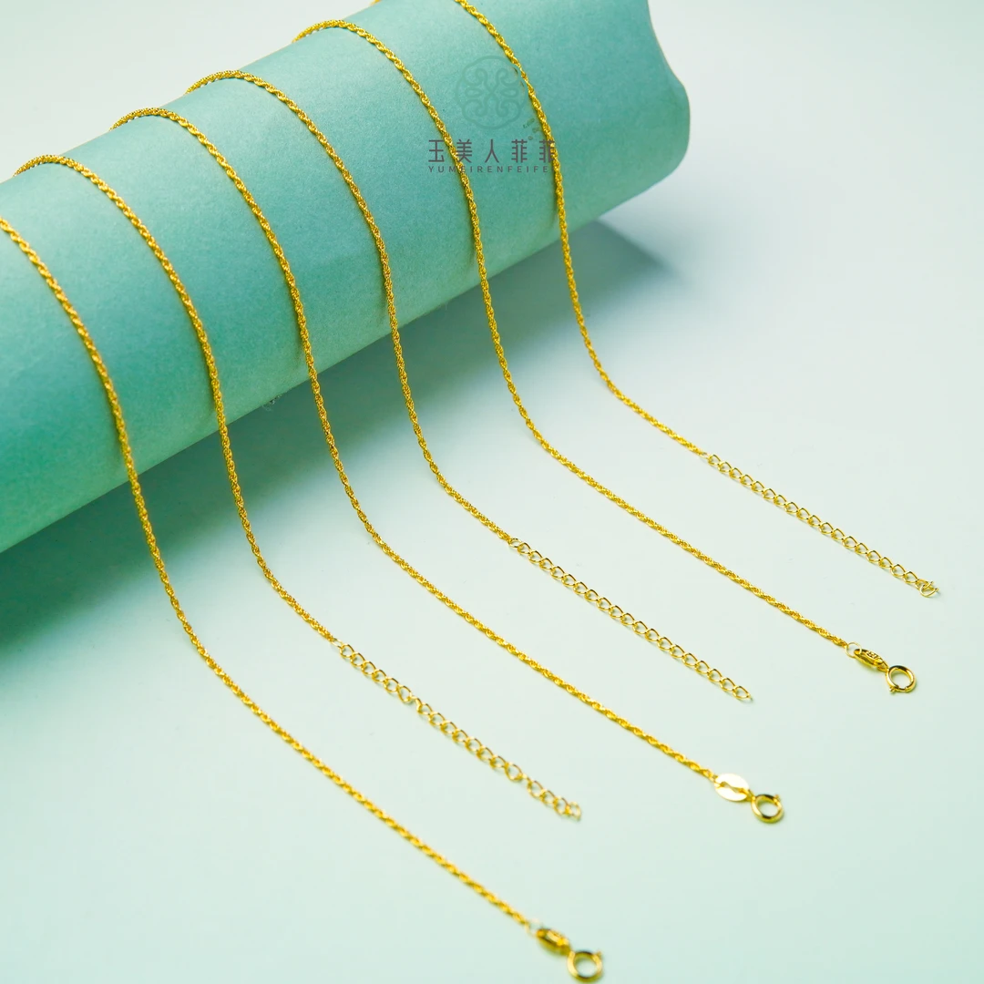 链子925银 菲菲珠宝好@S925银项链-多样性发一