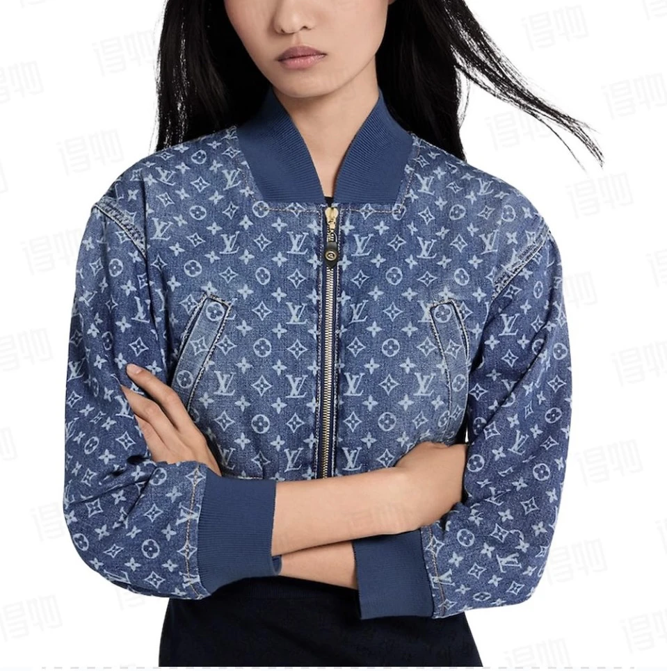未使用 LouisVuitton/路易威登 CZF1851/满印短款外套/尺码34