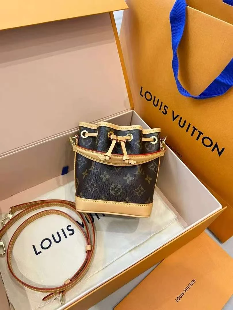 未使用 LouisVuitton/路易威登 noe nano水桶老花新款/全新/优选
