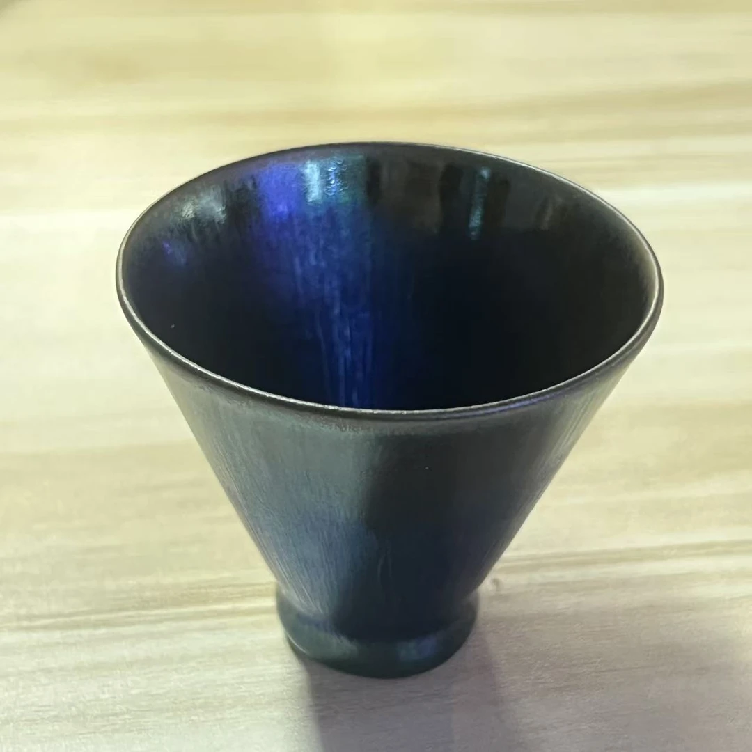 建盏 周振良 光影斗笠杯