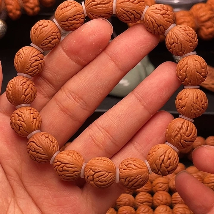 手串桃核精品绣球手串1.3