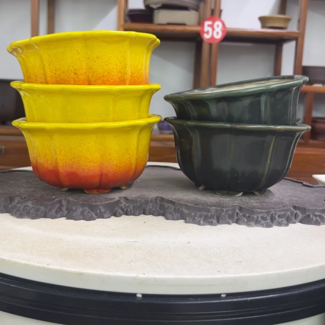 紫砂花盆瑕疵7.5-15-5。。。