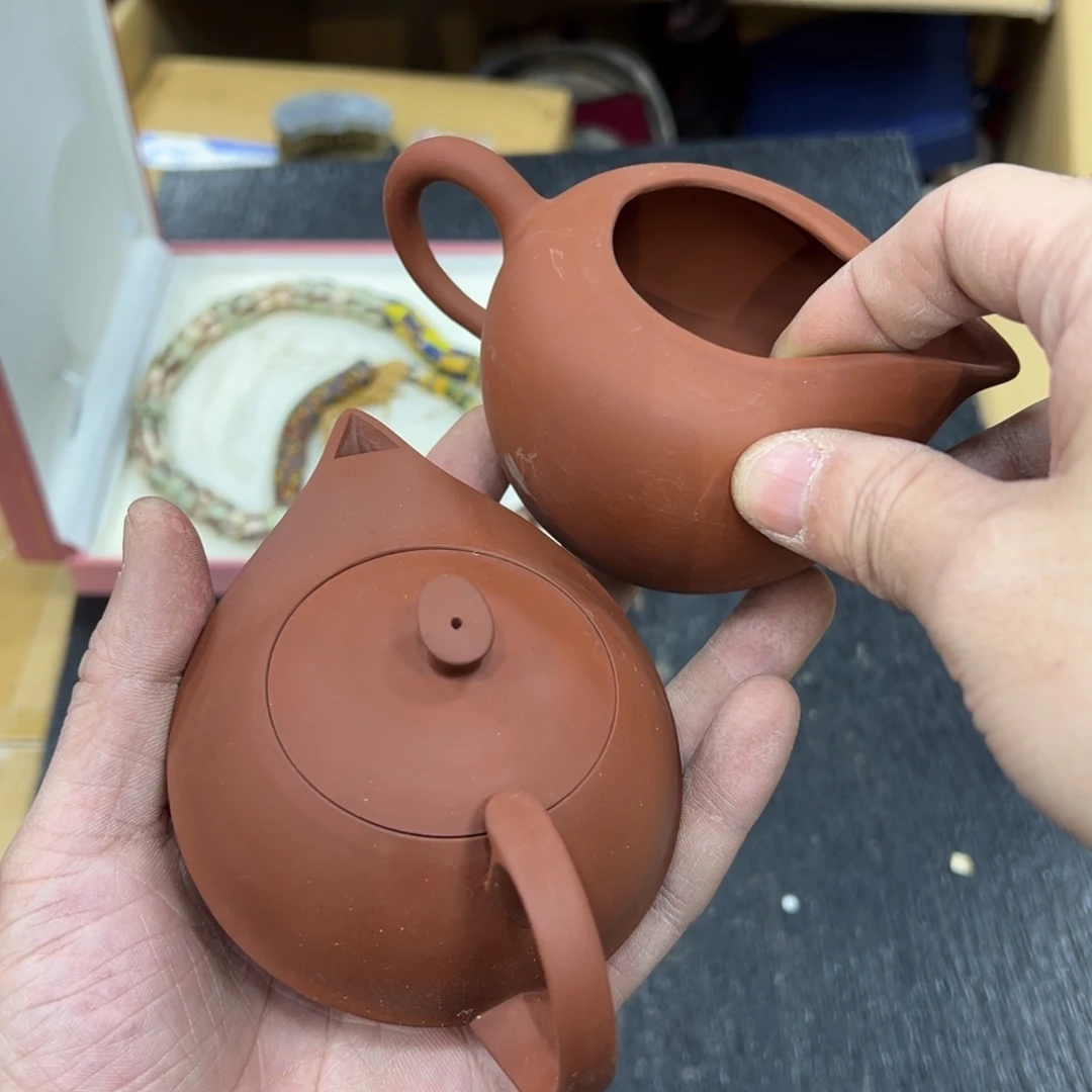 紫砂中古工艺品摆件