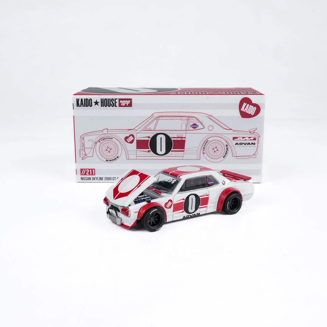 Kaido House MINIGT车模1:64合金 Nissan Skyline2000GTR汽车模型