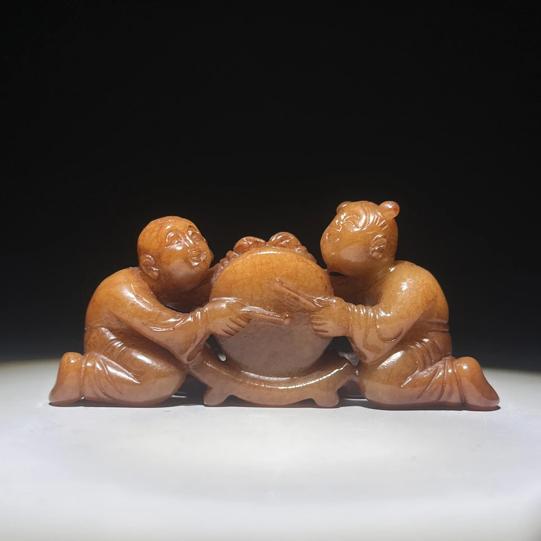 【清代】-和田玉把件2507080016