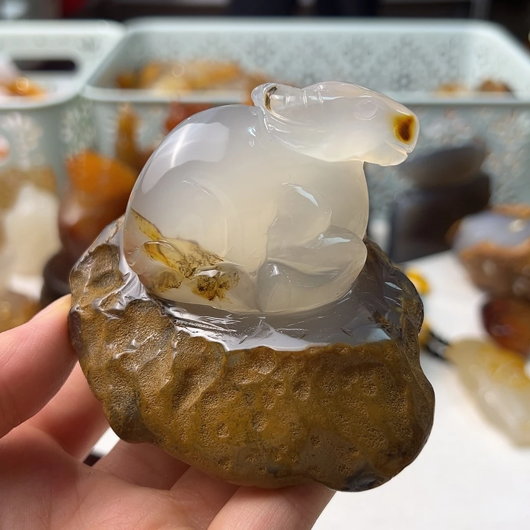 未镶嵌颈饰玛瑙/玉髓