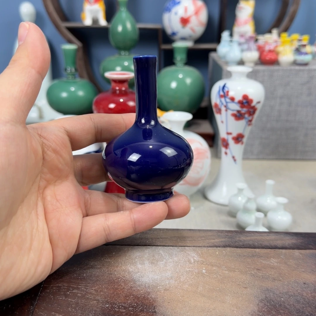 陶瓷手工小花器摆件