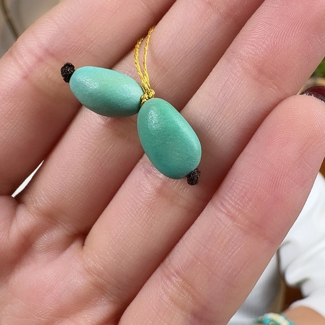 绿松石未镶嵌挂件