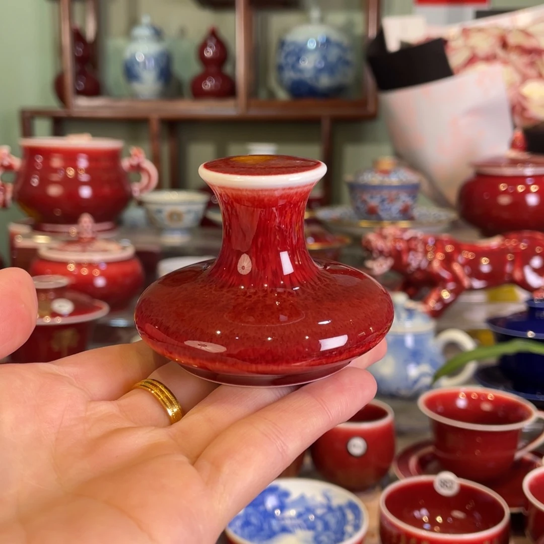 清欢雅玩原矿郎红福利盖置