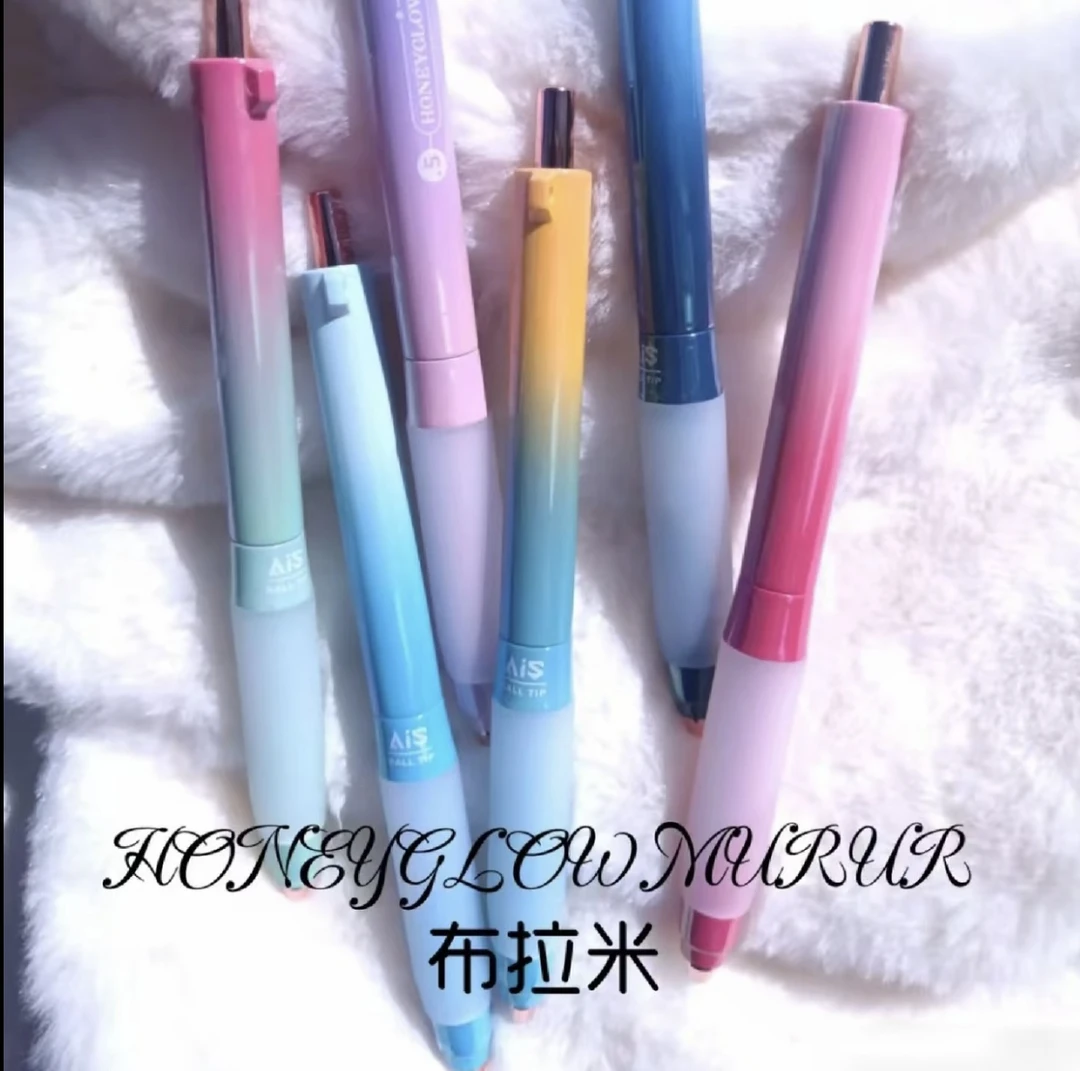 （首发）布拉米F6012随心律动低重心双珠笔头按动中性笔速干顺滑