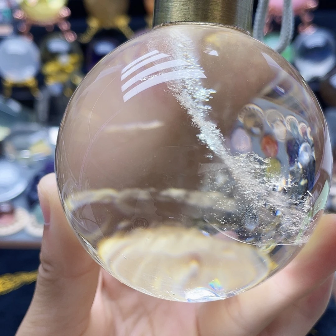 未镶嵌珠宝半成品水晶天然水晶71.6mm