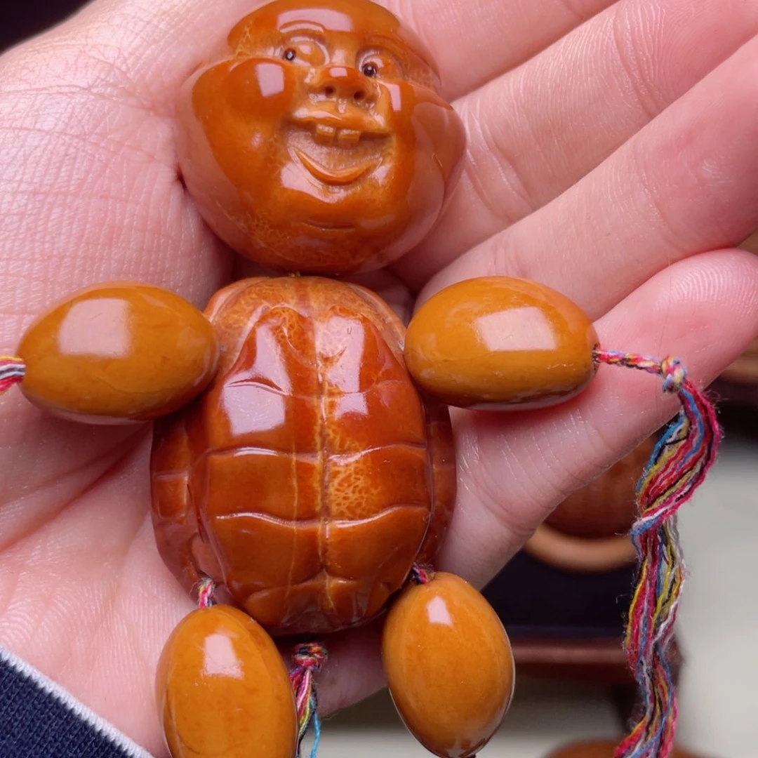 吊坠橄榄核龟仙人