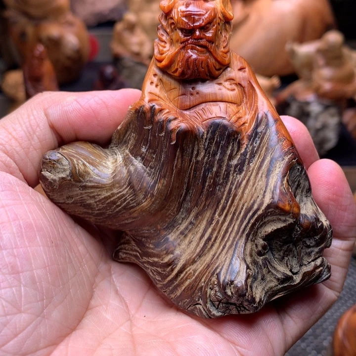 柏木（崖柏）崖柏陈化手把件