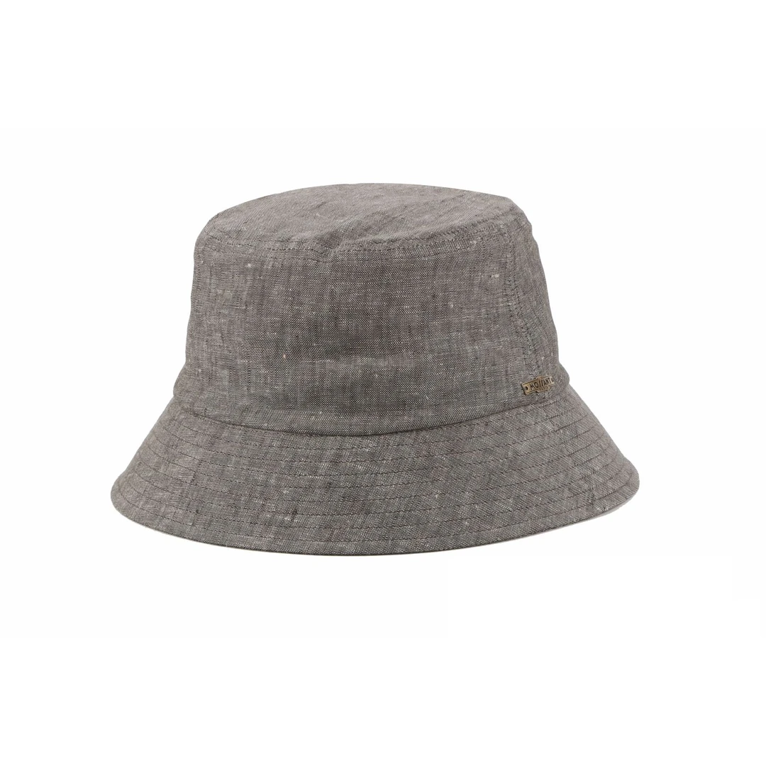 2025春夏新款亚麻渔夫帽