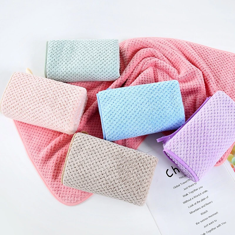 甜心家新款超吸水菠萝格浴巾