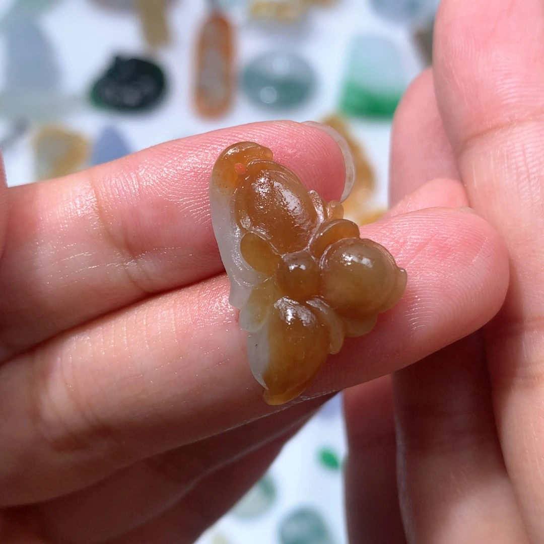 未镶嵌定制翡翠花