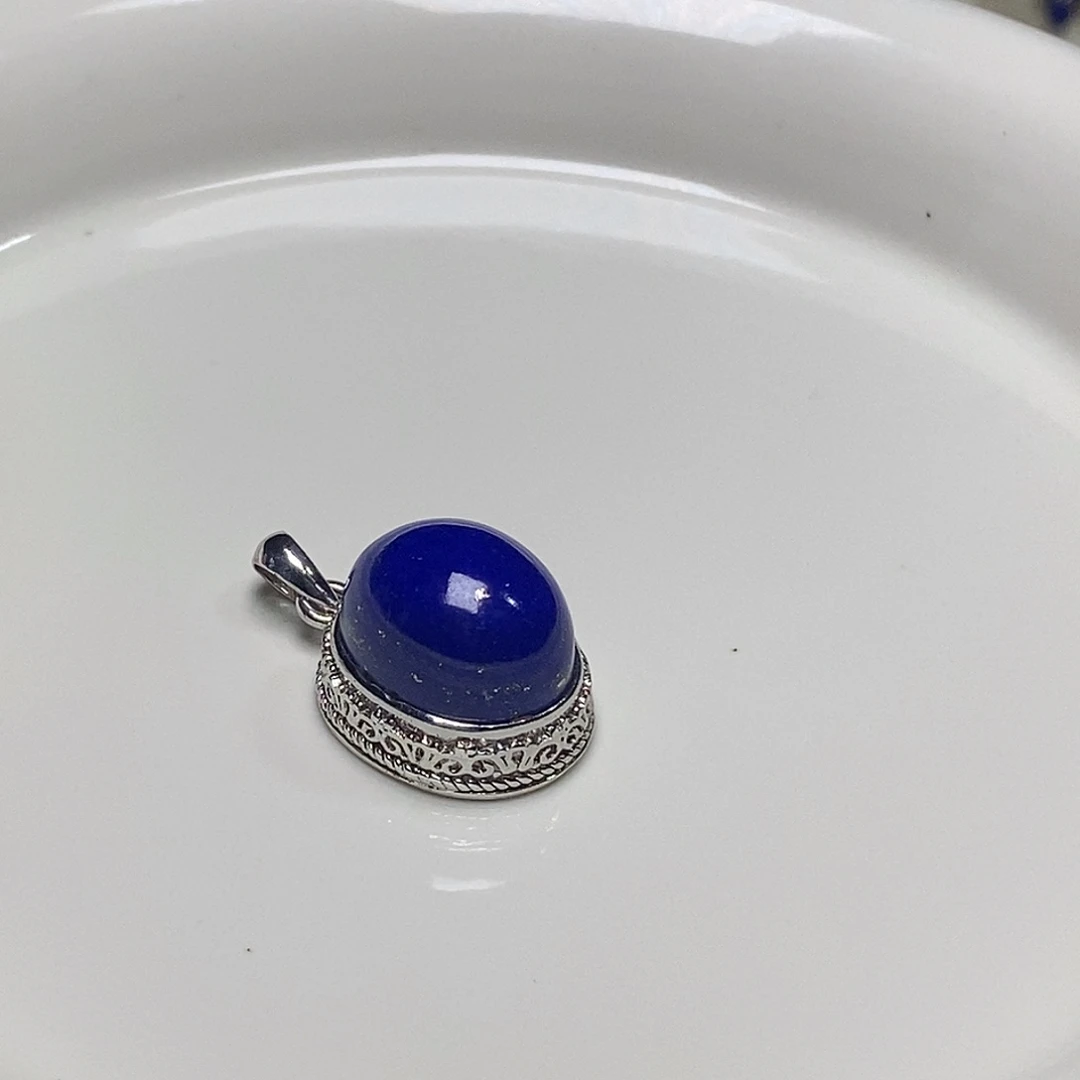 青金石未镶嵌精品吊坠