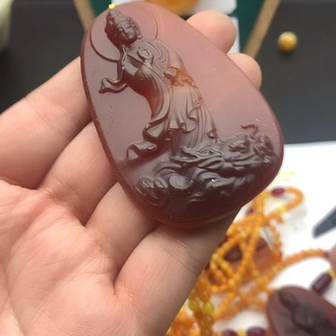 琥珀颈饰未镶嵌A70