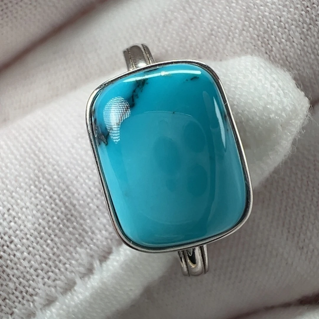 银S925镶嵌绿松石配饰