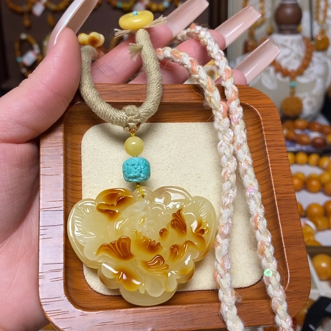 【闪购商品】蜜蜡颈饰未镶嵌项链