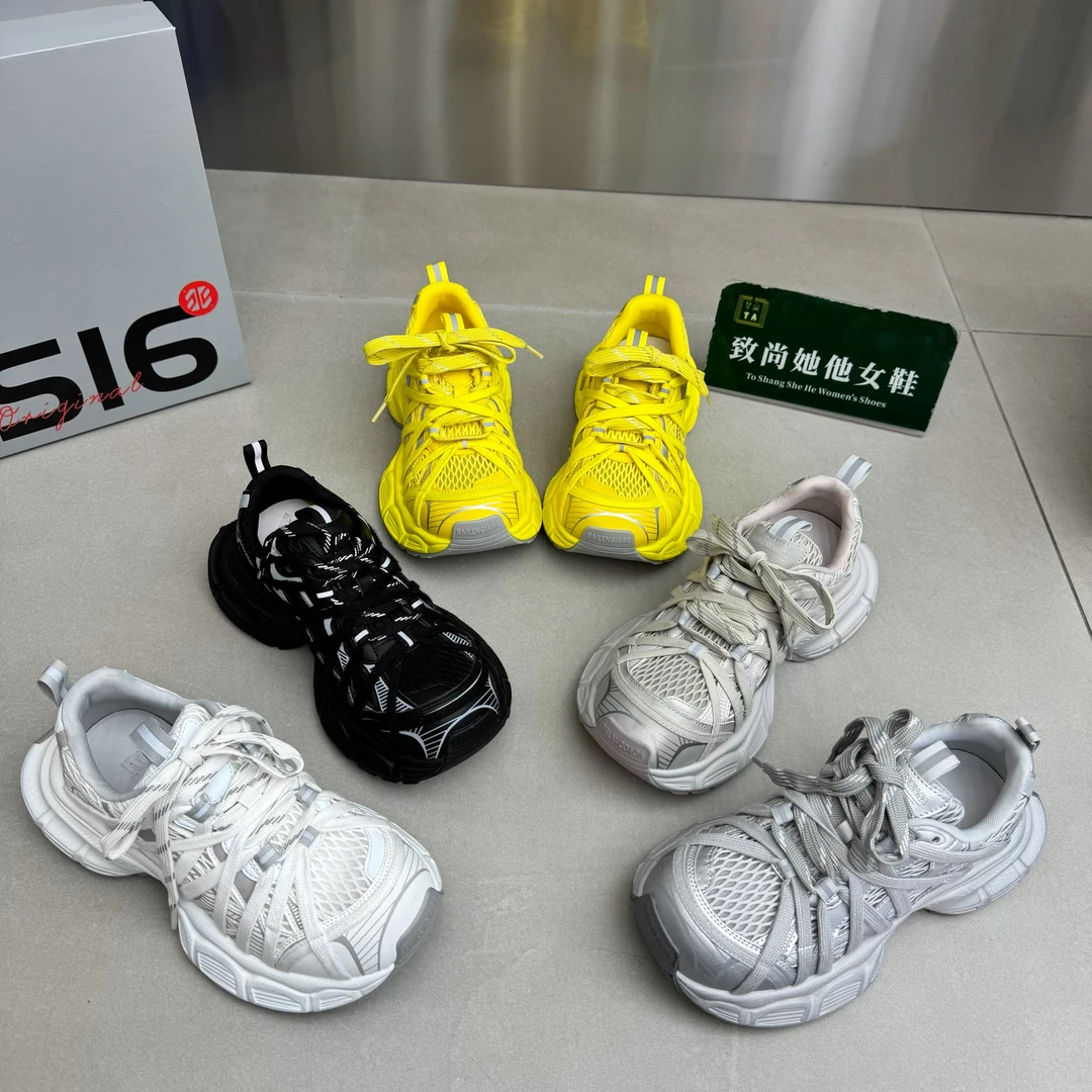 欧洲站厚底老爹鞋女2025新款百搭圆头松糕底绑带透气休闲运动鞋潮