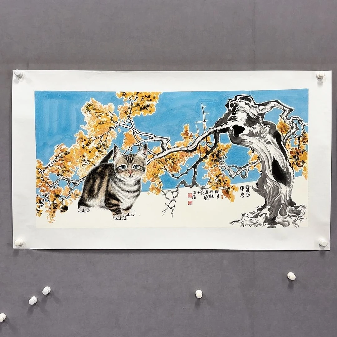 国画国画纯手绘作品请放心去藏