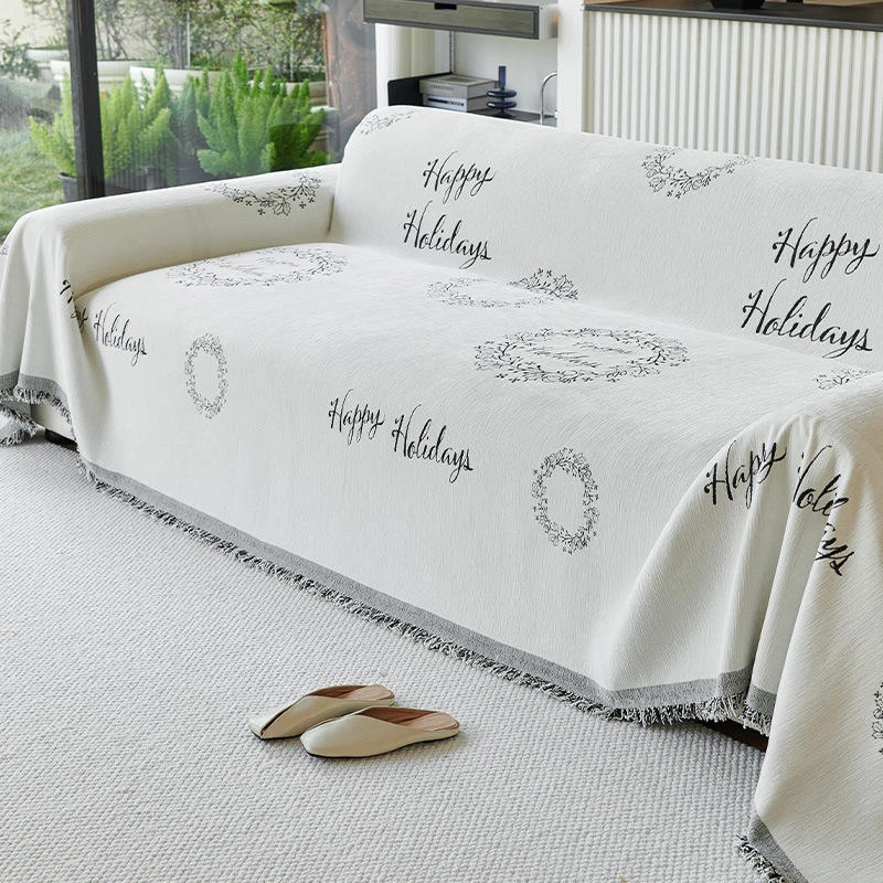 双面可用沙发盖布四季通用全包沙发罩沙发垫2025新款雪尼尔沙发巾