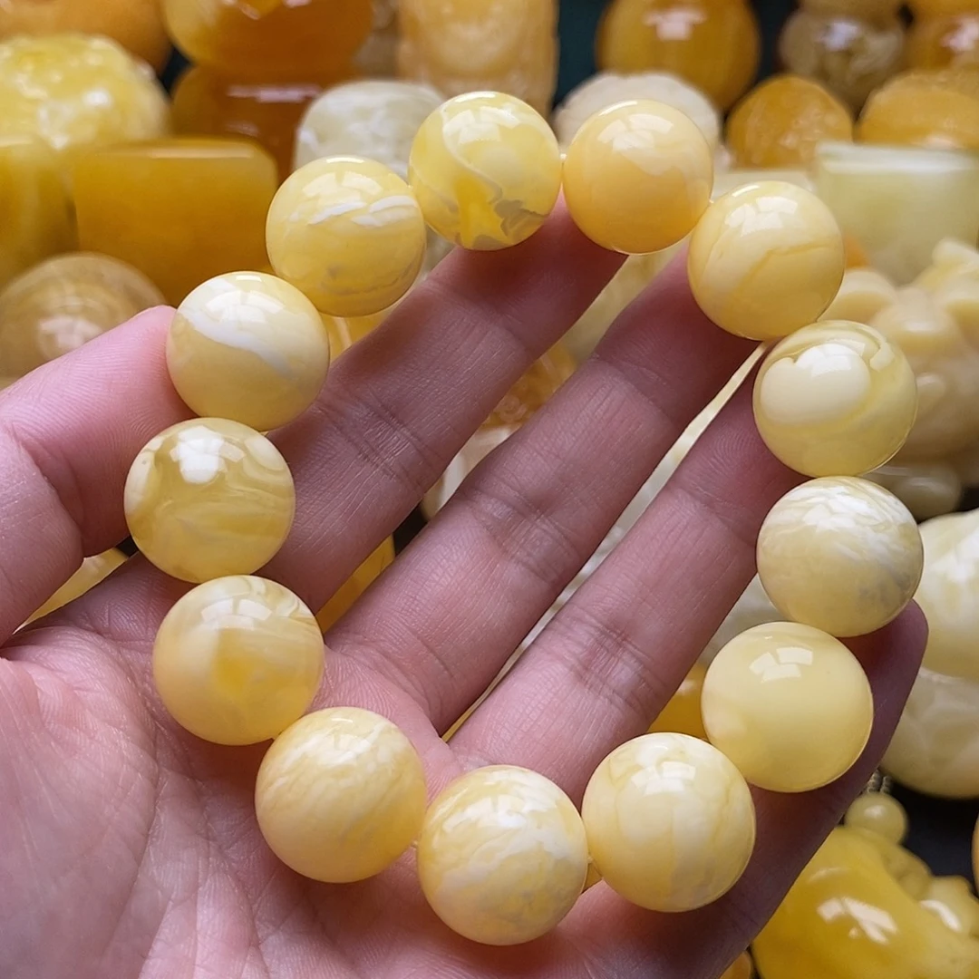 琥珀颈饰未镶嵌琥珀蜜蜡吊坠