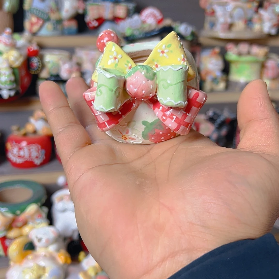 P***a老梧家的手工多肉花盆