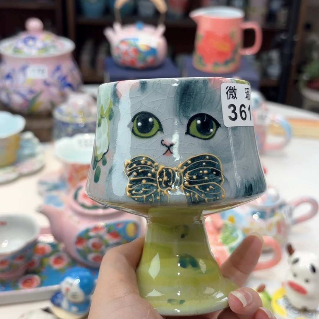 景德镇手绘高温釉下彩陶瓷茶具
