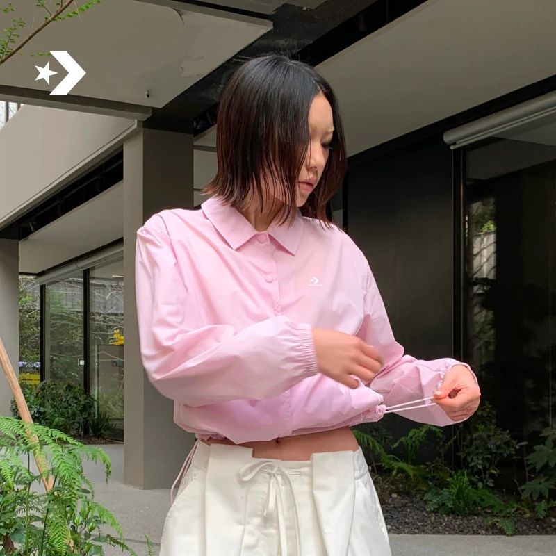 匡威女防紫外线翻领下摆可调轻便外套CONVERSE 10027787