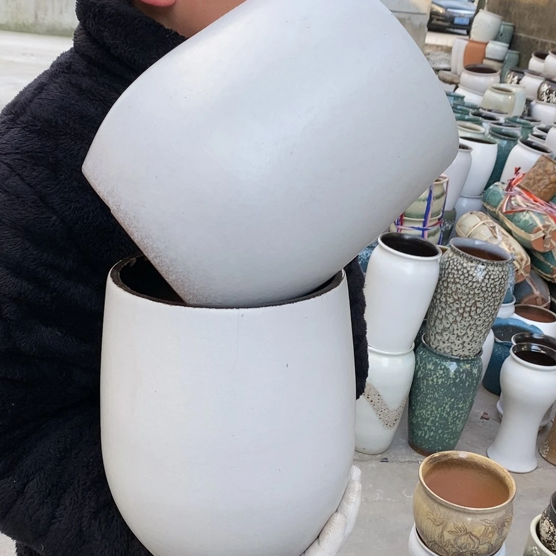 紫砂花盆正品口17高22