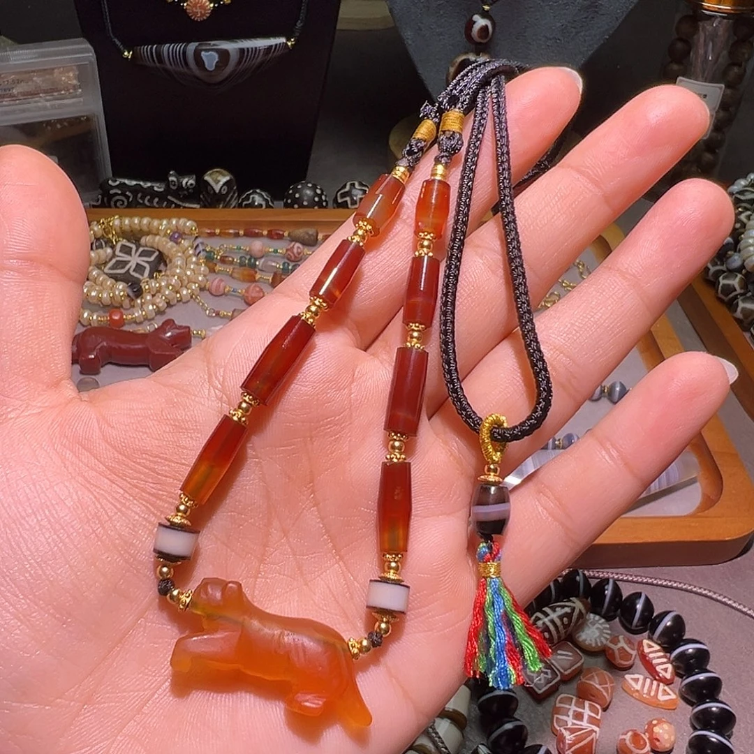 玛瑙/玉髓未镶嵌颈饰