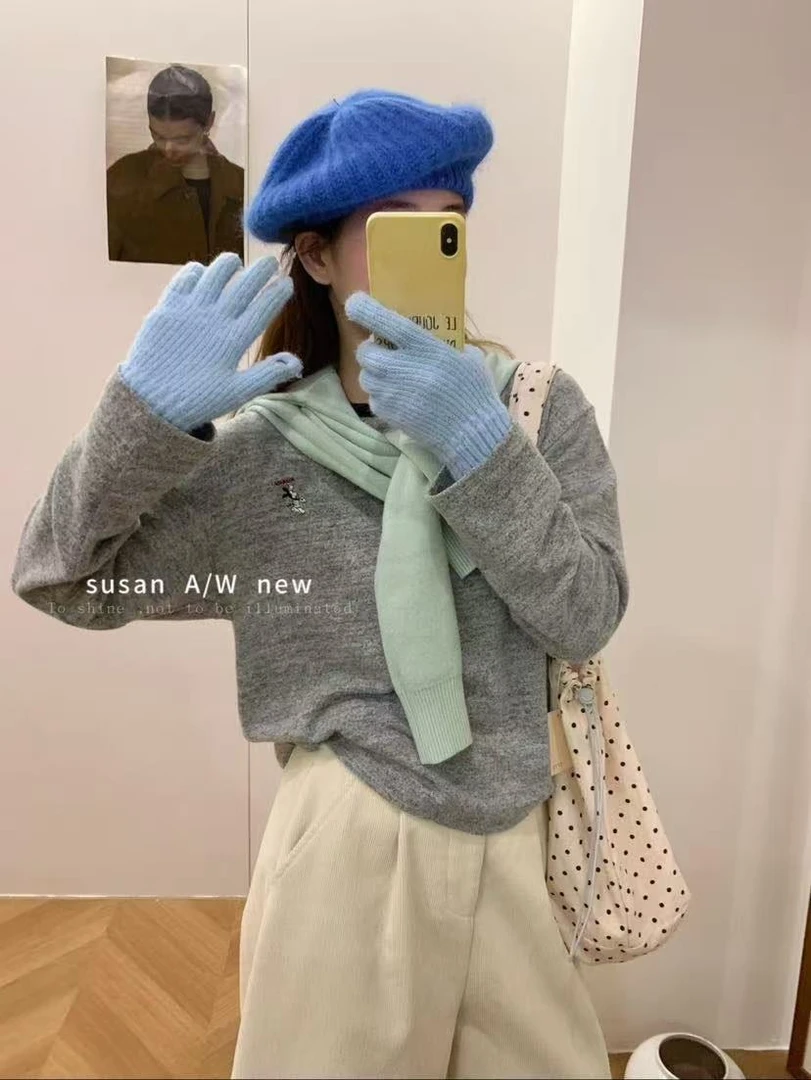 韩系磨毛长袖T恤887627