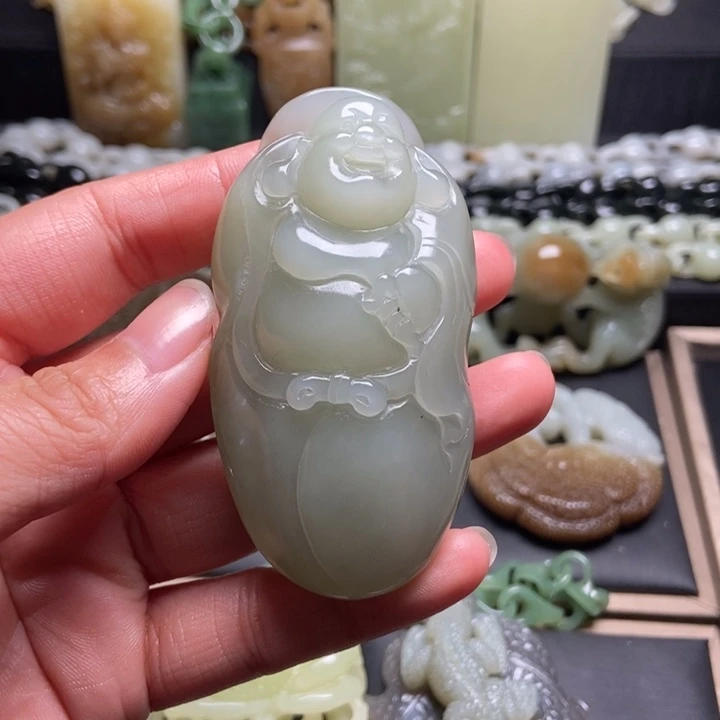 颈饰未镶嵌和田玉@*子