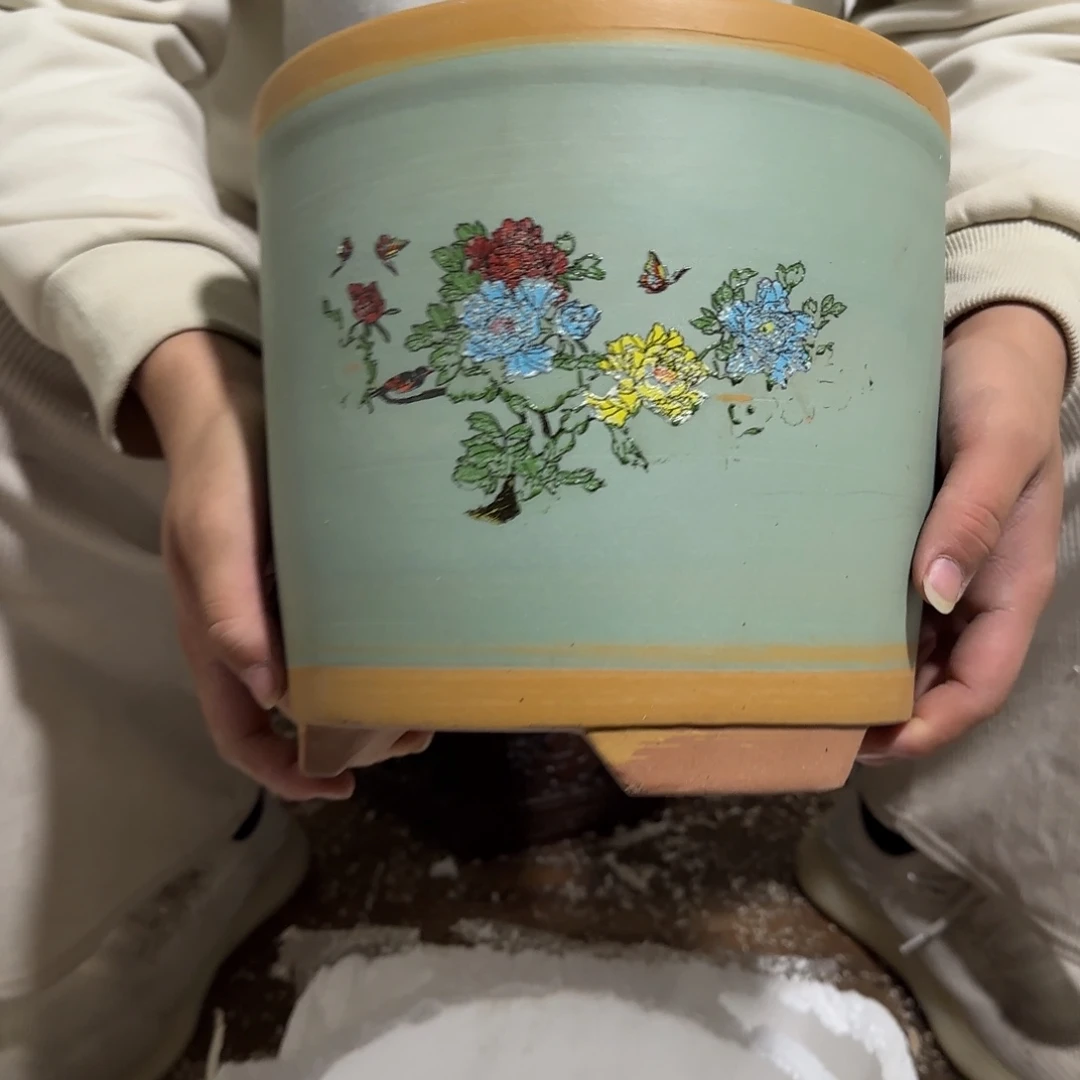 花盆紫砂瑕疵也是