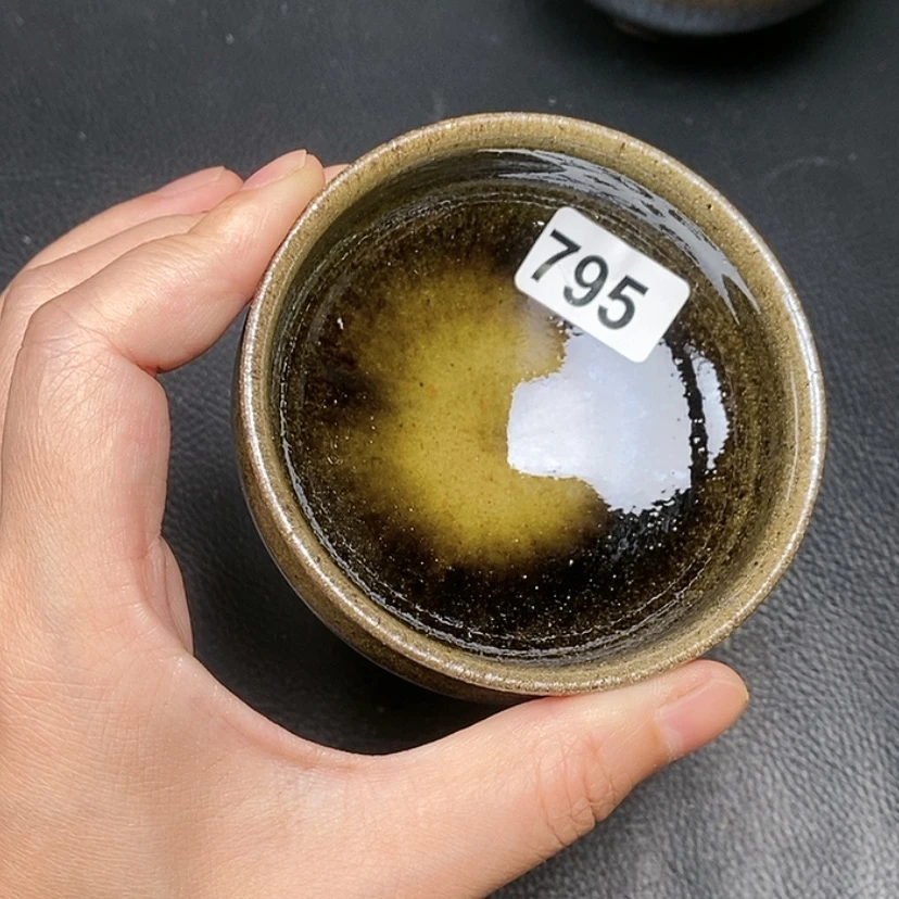 【闪购商品】茶盏真原矿釉柴柴主人杯
