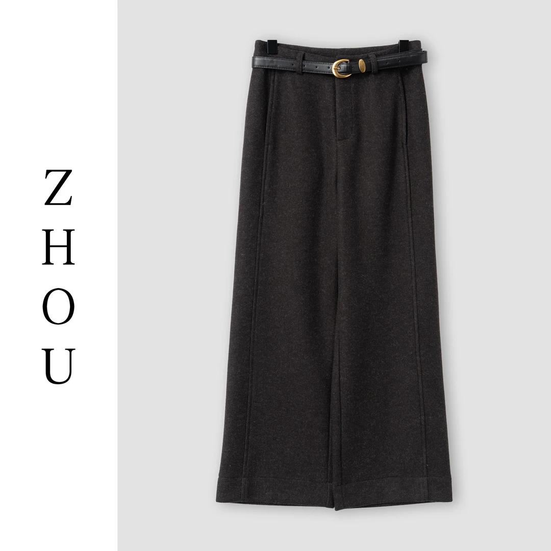 （周哥甄选）咖啡色裤子-32572