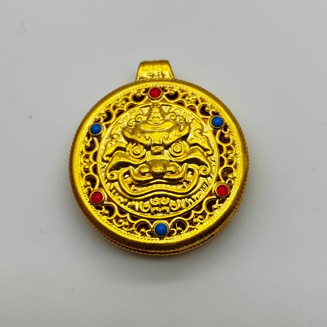 足金饰品/小珐琅独角貔貅/3.77/1B5B20119/h