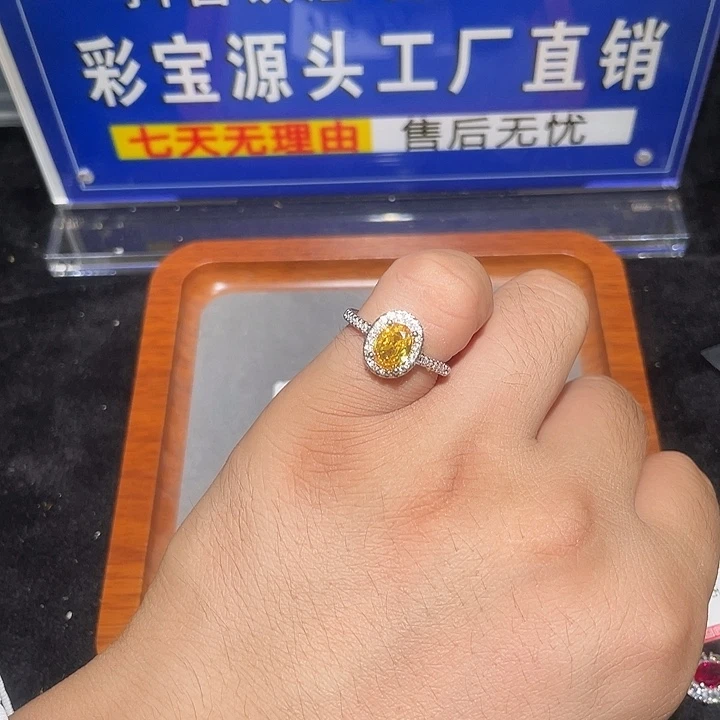 银S925镶嵌戒指尖晶石03