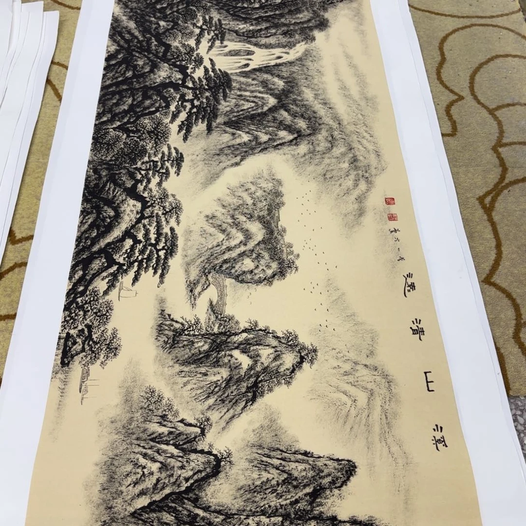 快***游国画法云普川小六尺童