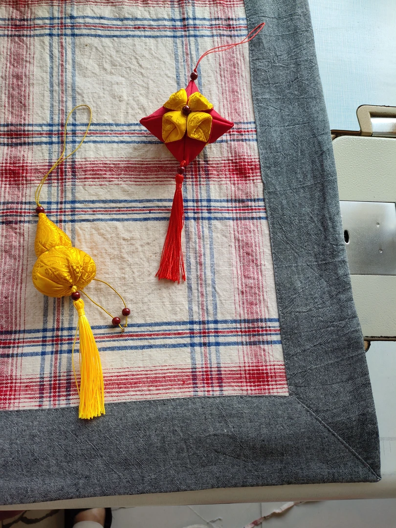 土粗布床单，悠悠古朴情