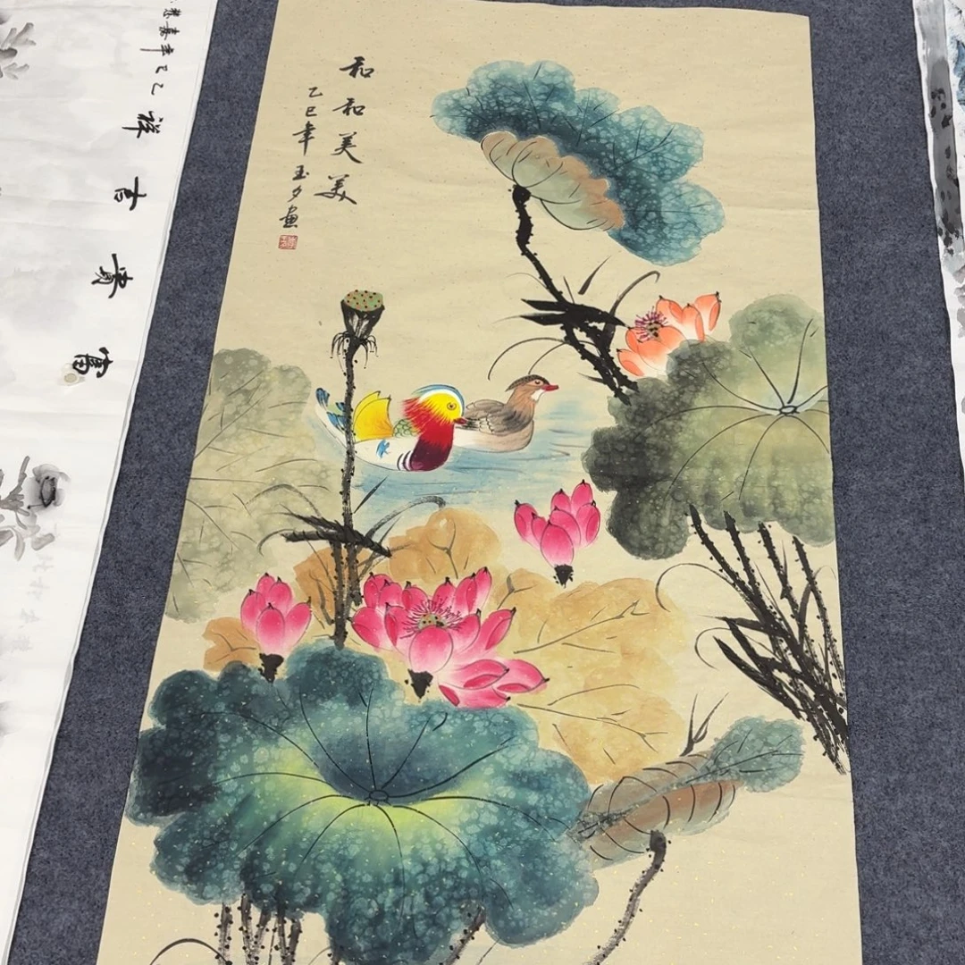 国画140×70画画画画