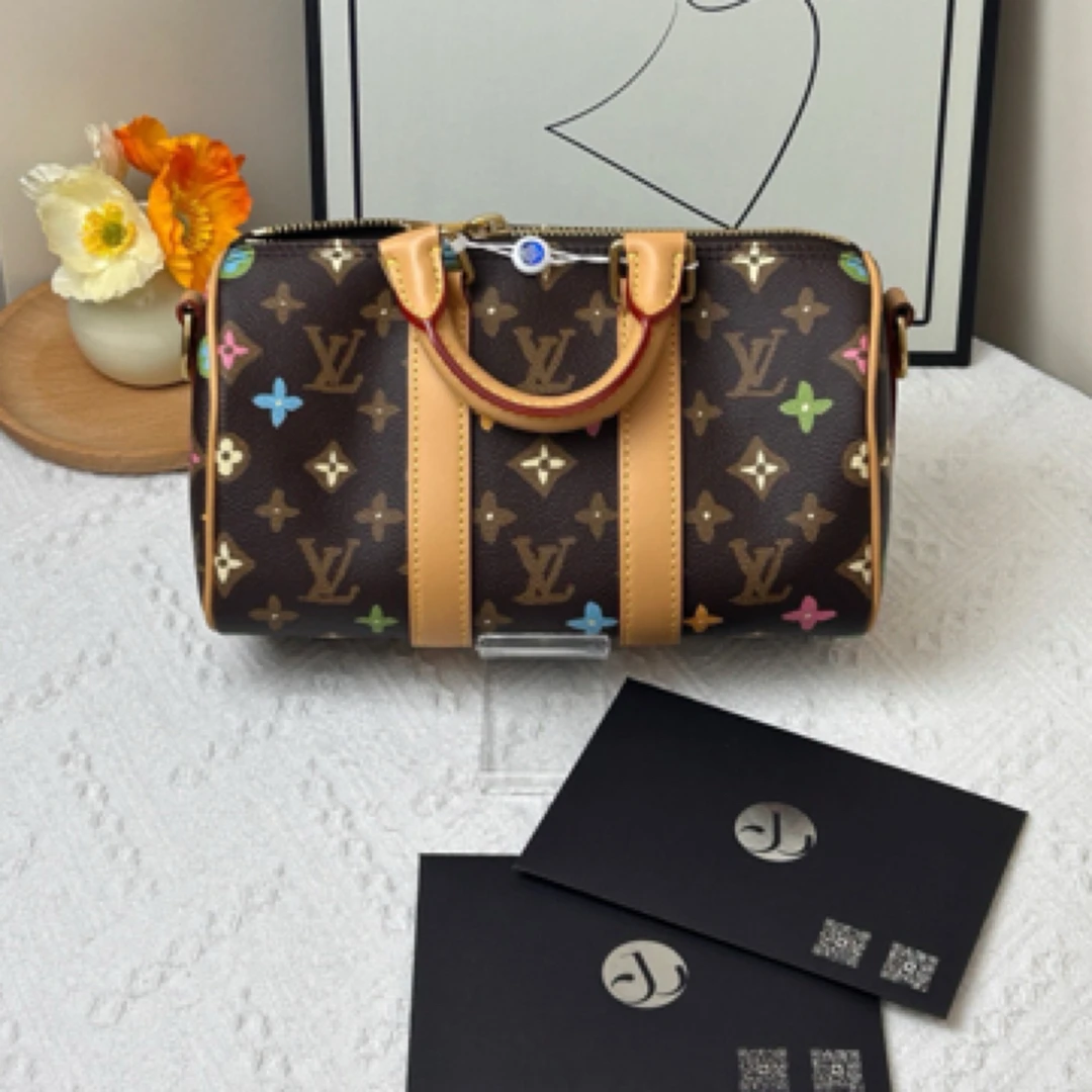 99新 LouisVuitton/路易威登 keepall25 芯片款 /JW6421