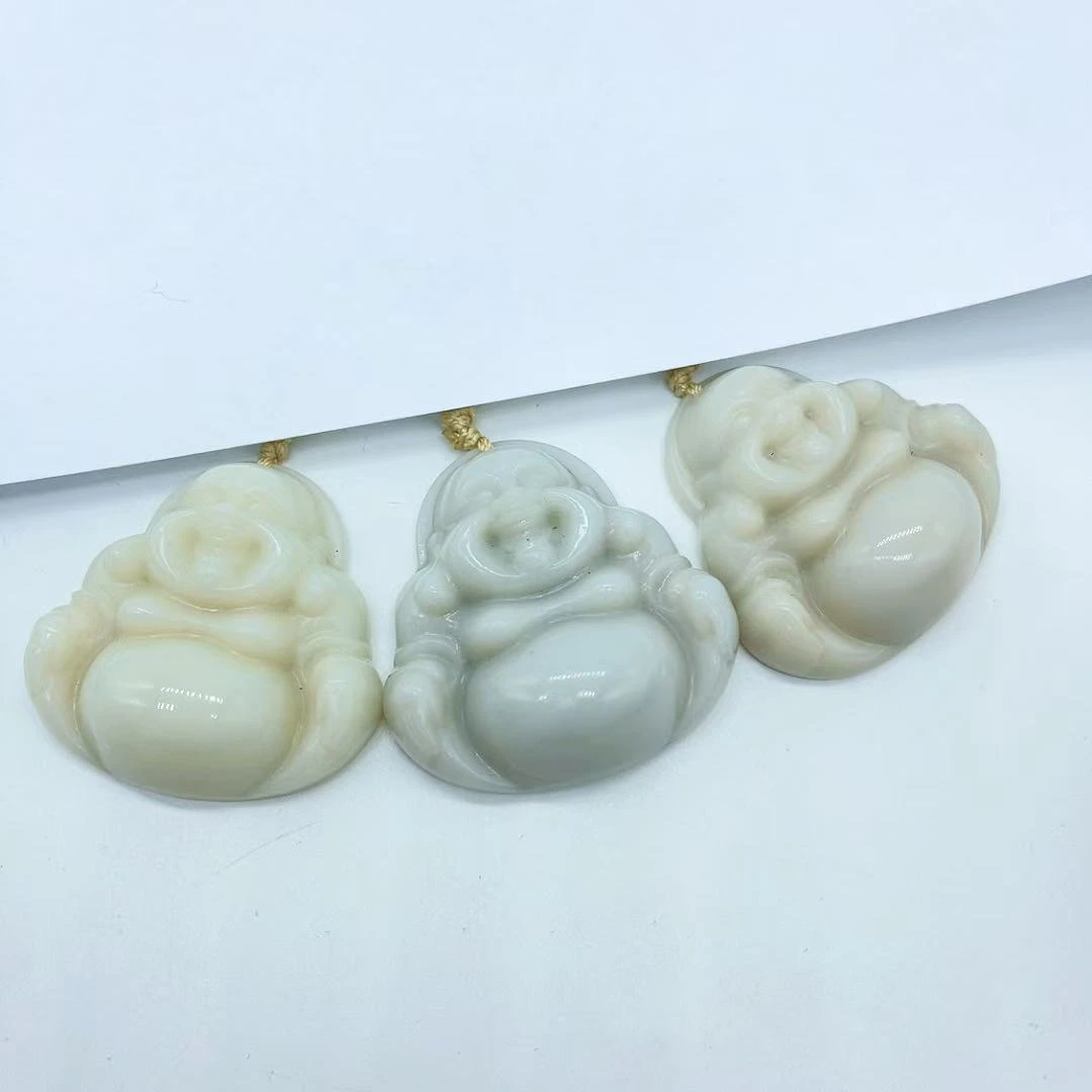 【玉美人曌璞阁】和田玉佛公吊坠约卡50（多样性发货拍一发一）