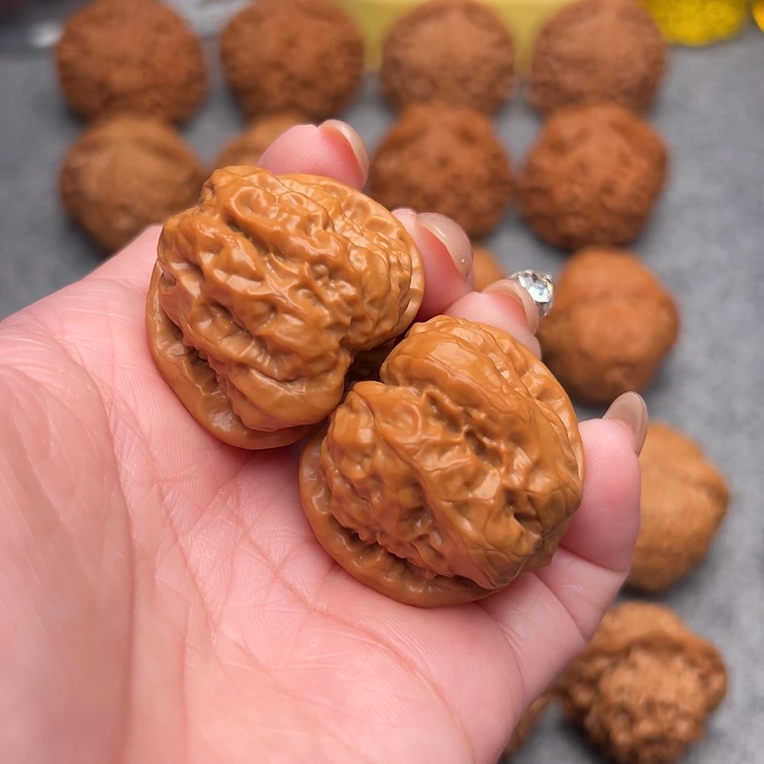 把件文玩核桃精品蛤蟆头36全品