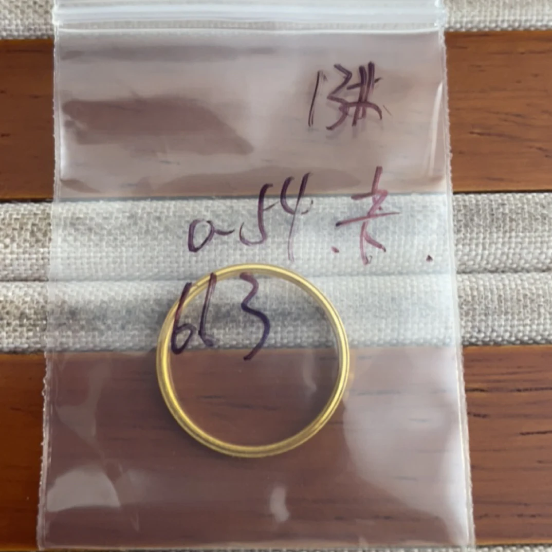 克重0.54 13号 米卡戒指 足金999