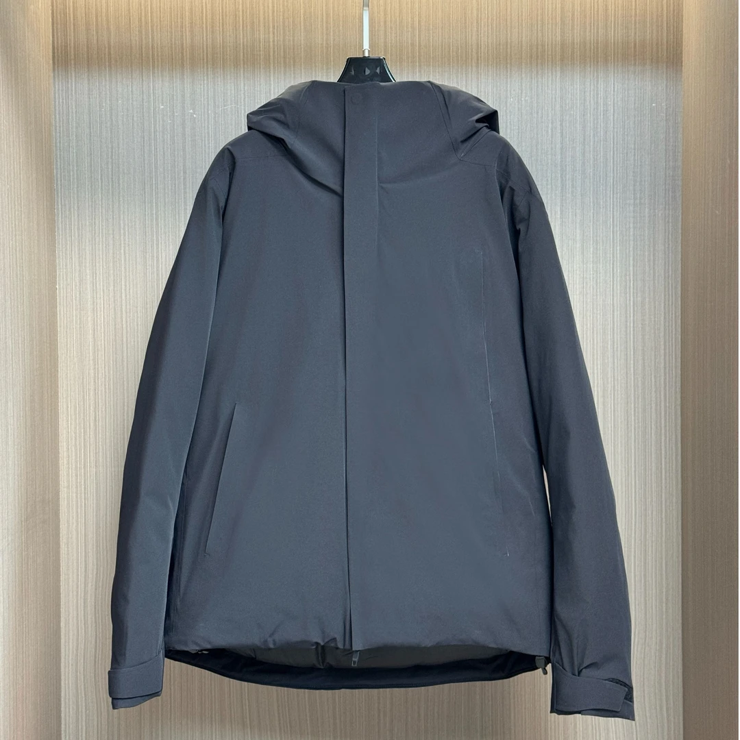 【大天专属】商务机能风男款纯色高性能防水连帽机能型鹅绒服