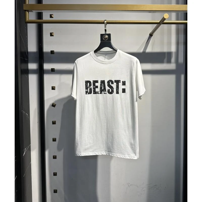 BX夏季字母印花短袖T恤男潮牌（2457）