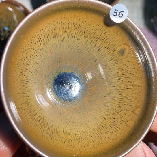 茶盏龙窑柴烧束口器型